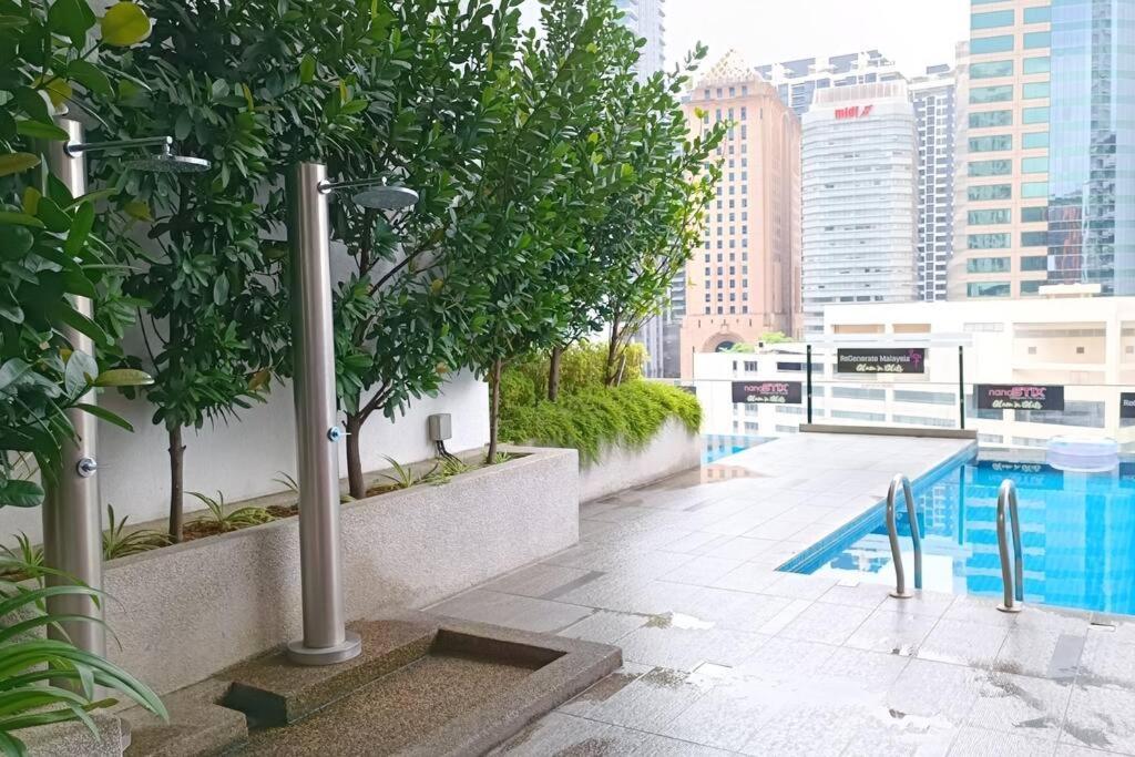 קואלה לומפור A05 Bukit Ceylon Kl Tower View Balcony Apartment מראה חיצוני תמונה